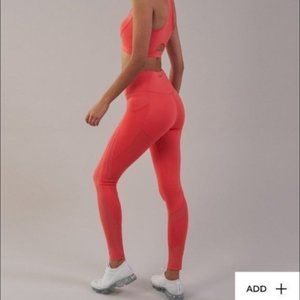 Gymshark Sleek Sculpture Legging II - Coral XL